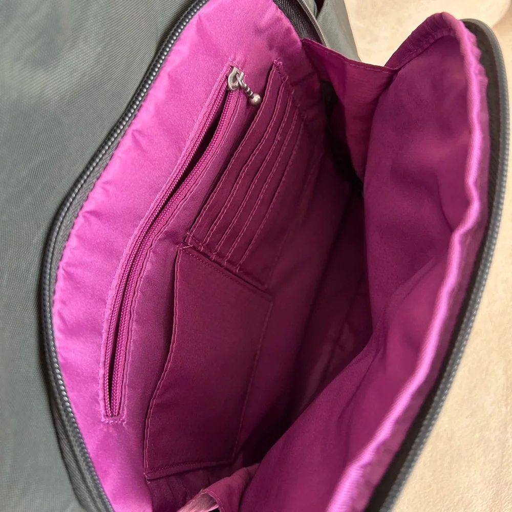 Baggallini Large Work Laptop Backpack | Luggage Sleeve, RFID Wristlet, Travel